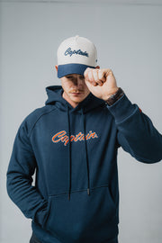 Hoodie - Navy With Red Embroidery New Season