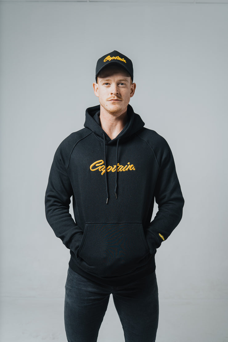 Hoodie - Black with Gold Embroidery LIMITED EDITION 2022